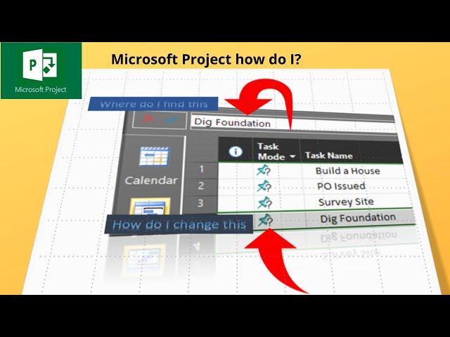 How do I change the default task mode in Microsoft Project