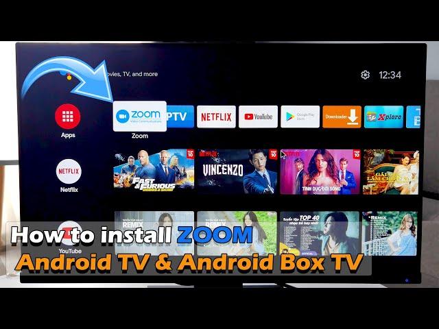 How to install ZOOM on Android TV & Android Box TV