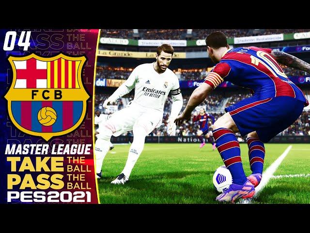 PES 2021 Barcelona Master League #4 | El Clásico vs REAL MADRID | Best Messi goal so far! [4K]