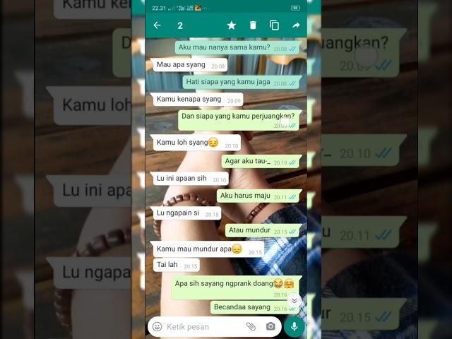 Prank Chat Pacar Pake Lagu TikTok || Lagu TikTok Bareng Pacar || Auto Bikin Baper