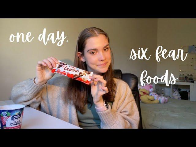 one day, six fear foods | anorexia recovery