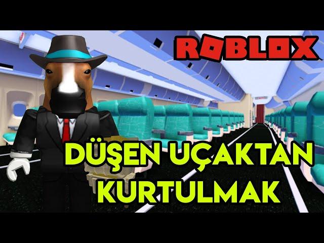  Düşen Uçaktan Kurtulmaya Çalışıyoruz  | Survive A Plane Crash | Roblox Türkçe