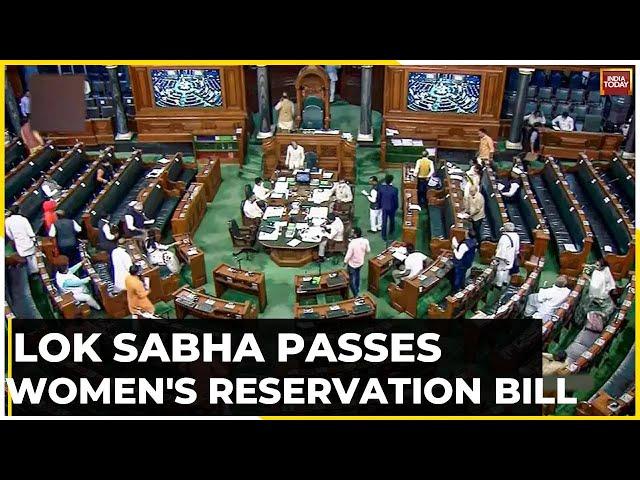 Lok Sabha Passes Women's Reservation Bill In Historic Move | Parliament Special Session
