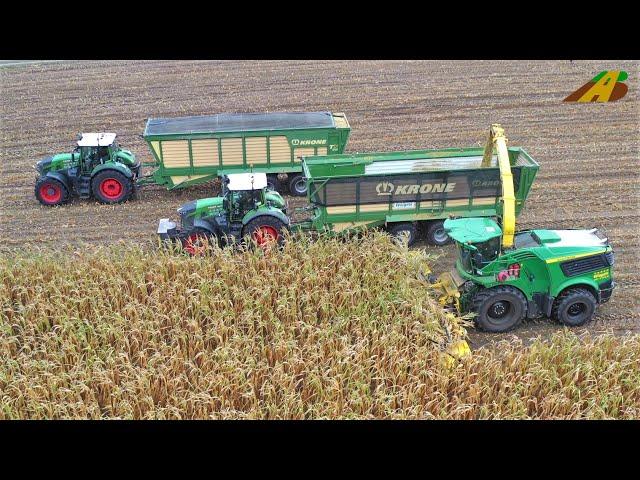 Maishäckseln 2020 Fendt 1050, 942 John Deere 9700 Großeinsatz Maisernte Landwirtschaft Corn harvest