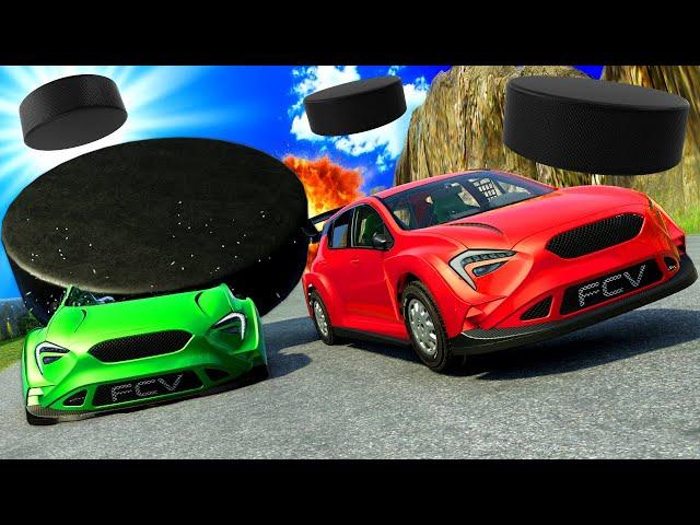 DESTRUCTIVE Puck Avalanche But It's also Pinball Mode in BeamNG Drive Mods!