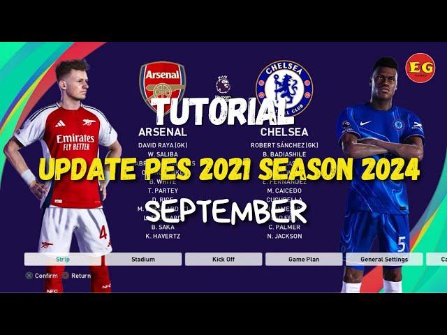 TUTORIAL UPDATE PES 2021 SEASON 2024 (BULAN SEPTEMBER) PS4 ORIGINAL