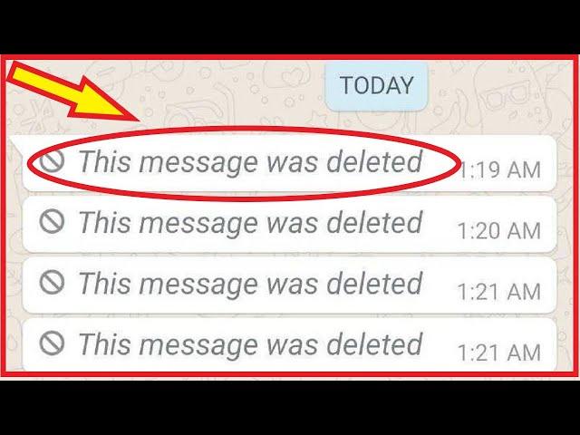 Whatsapp Deleted Messages Recovery deleted Messages on Whatsapp!! -Howtosolveit