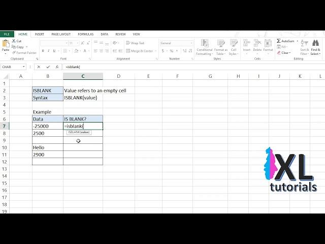 Excel If Cell Is Blank