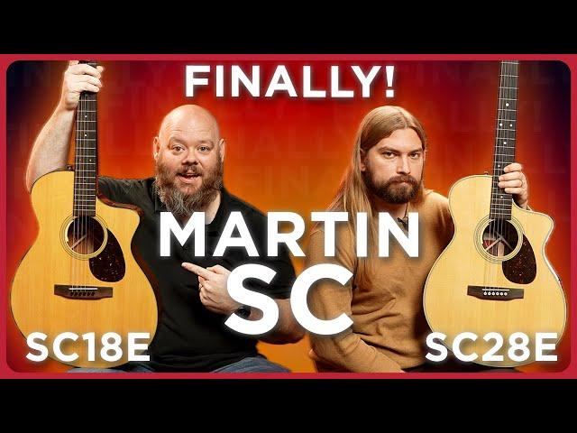 Hands On with Martin Guitar's New SC18E and SC28E Acoustic Guitars!