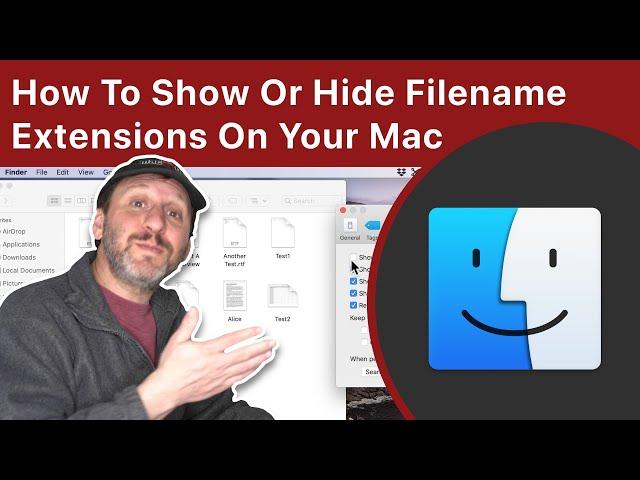 How To Show Or Hide Filename Extensions On Your Mac