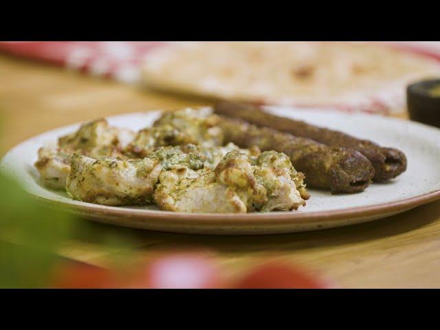 How to Prepare the Lamb Sheekh Kababs & Murgh Malai