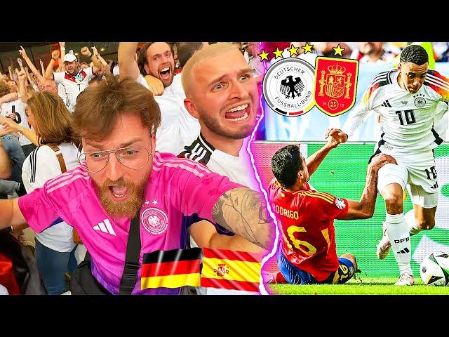 Deutschland vs. Spanien - EM Stadionvlog  | PURER WAHNSINN  | ViscaBarca