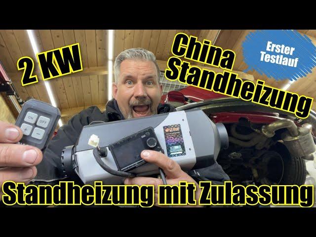 LF Bros 2 kW China Standheizung mit Zulassung erste Testlauf