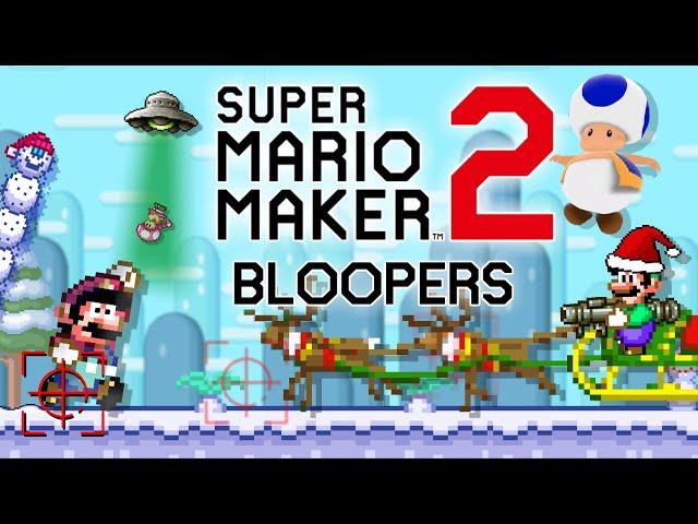 Super Mario Maker 2 Bloopers [Christmas Edition]