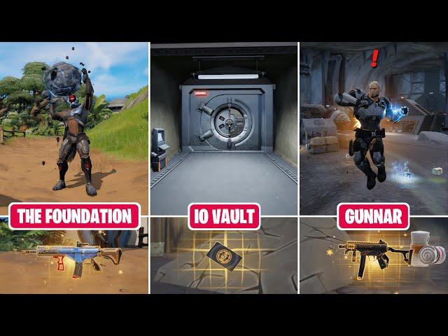 All Bosses, Mythic Weapons & Vault Locations Guide! - Fortnite Chapter 3 Season 1
