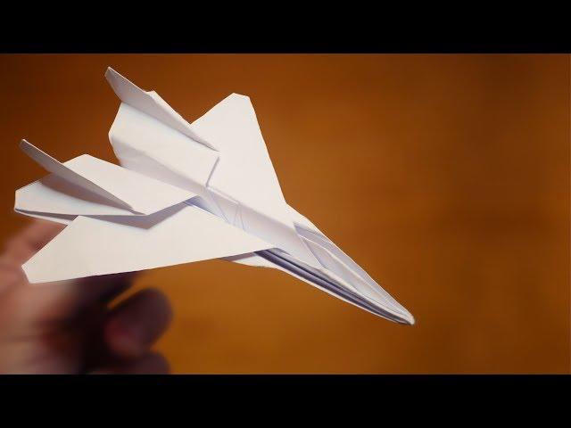 How to make an F-15 Paper Plane | Origami F-15 Jet Fighter Paper Plane