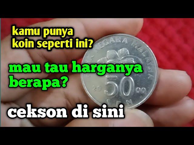 berapa sih harga koin 50 sen malaysia malaysia seperti ini?