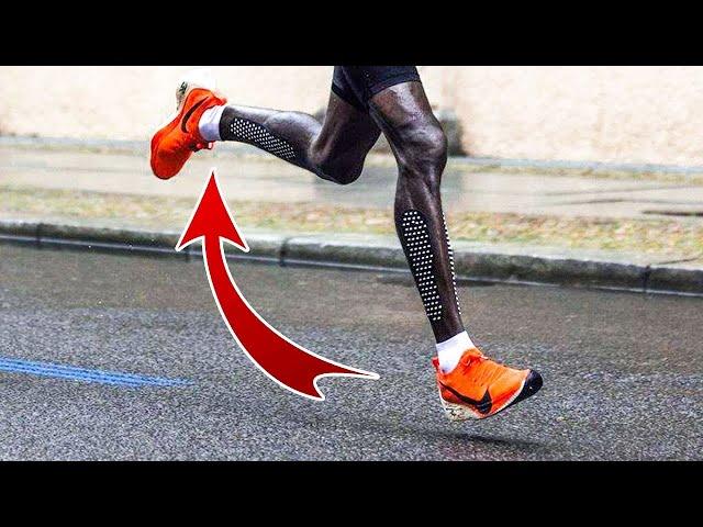 PERFECT RUNNING FORM - Why Do PRO Runners Kick Their Feet So High?
