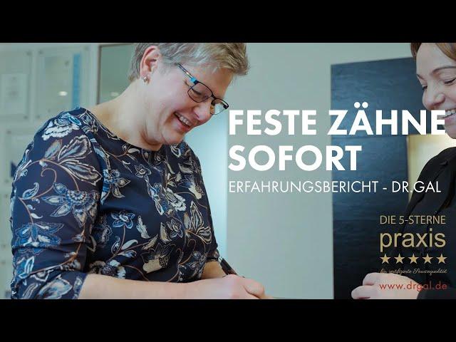 Feste Zähne SOFORT – Die Sofortimplantation bei Dr. Gal (Erfahrungsbericht 2)