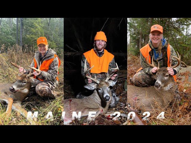 Three Maine Bucks hit the ground | 2024 Rifle Season