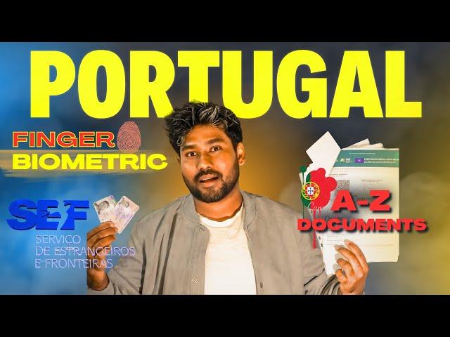 Portugal finger - Biometrics Required Documents 2023 | Permanent Residence In  | @travelwithnabin