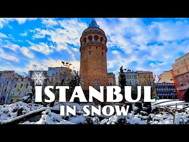 ISTANBUL IN SNOW, Things to Do in Winter / Istiklal, Dolmabahçe / Turkey Travel Vlog / Europe Travel