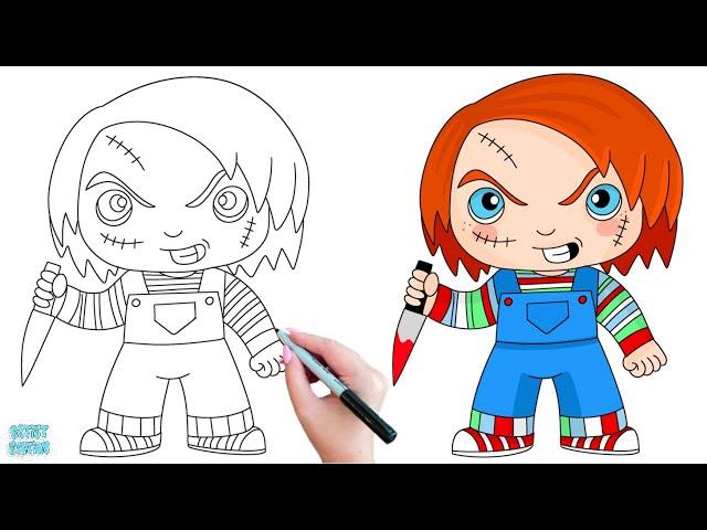 How To Draw Chucky Step By Step | Ipad Or Paper