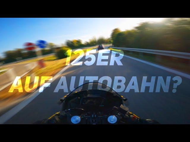 Mit 125er auf AUTOBAHN?? | Erster BIKEVLOG | Yamaha R125