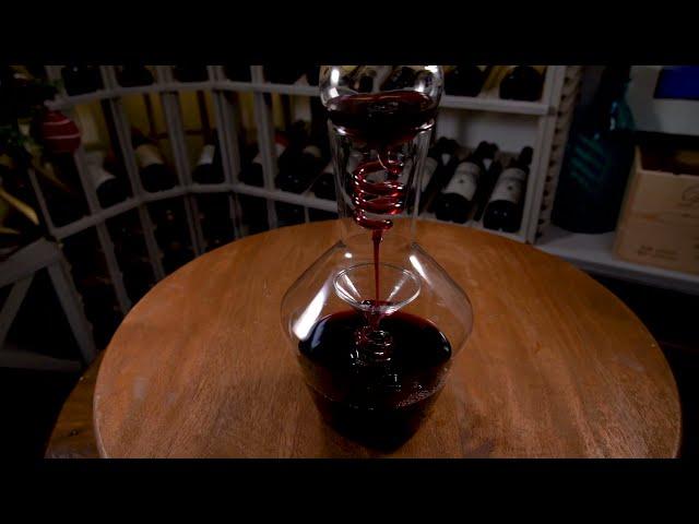 Outstanding Decanting: Art Series Spiral Wine Decanter and Aerator Set