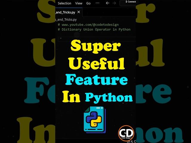 Super Useful Feature in Python Dictionary #python #coding #programming