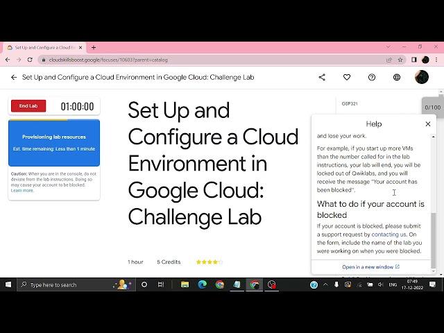 Set Up and Configure a Cloud Environment in Google Cloud || qwiklabs || GSP321