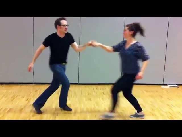 Michael Seguin and Sarah Sullivan teach fast lindy