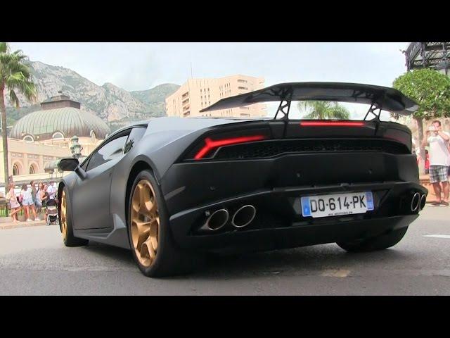 CRAZY DMC Lamborghini Huracan in Monaco | LOUD ACCELERATIONS!