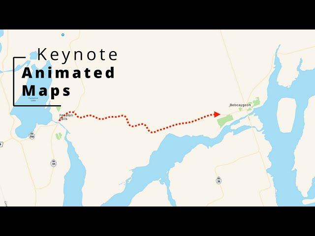 Animated Travel Maps in Keynote. How I do it.