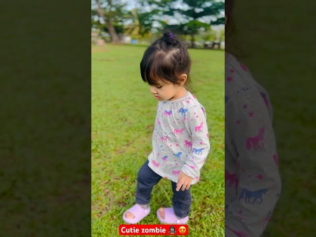 Little Cutie zombie ‍️️ Aashvi #zoe #filipinoindianfamily #indian #reels #cutebaby #shortvideo