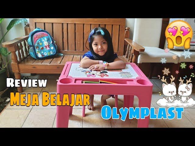 Review Meja Belajar Anak Olymplast