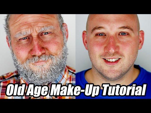 Old Age Makeup Tutorial without Prosthetics or Latex