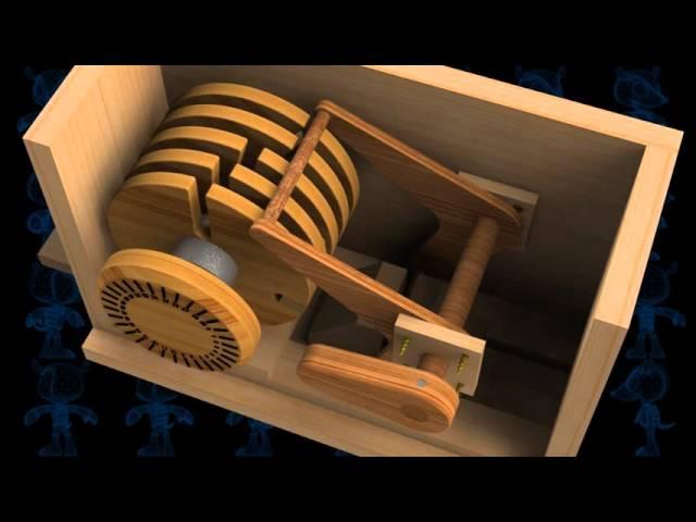 Safe Lock Mechanism Wooden Toy 3D Model