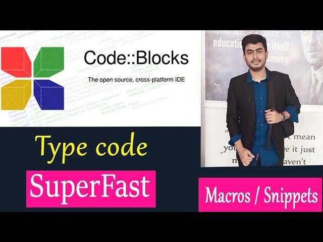 How to create templates in Codeblocks । snippets or macros in Codeblocks। Competititive programming