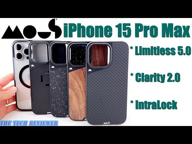 iPhone 15 Pro Max Cases from Mous: Extreme Protection with Limitless 5.0, Clarity 2.0 & IntraLock!