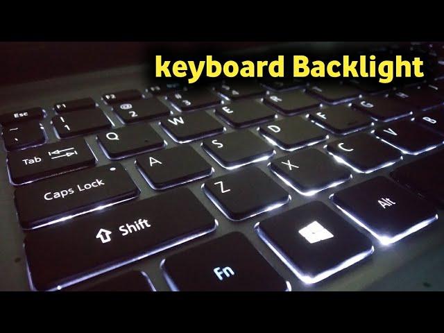 How to enable keyboard light in acer laptop || Keyboard lit