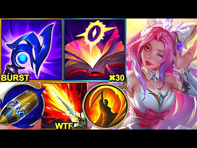 Wild Rift China Seraphine Mid - FULL DAMAGE AP Seraphine Build Runes - Challenger Rank Gameplay