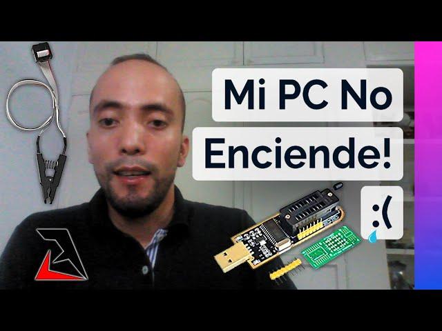 Programar BIOS cuando PC No Enciende | PANTALLA NEGRA | Parpadeo LED