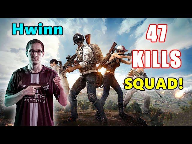 Soniqs Hwinn, Shane_doe, Ashleykan & Susanstar - 47 KILLS SQUAD! - PUBG