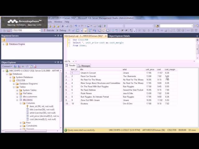 SQL Calculations based on Columns