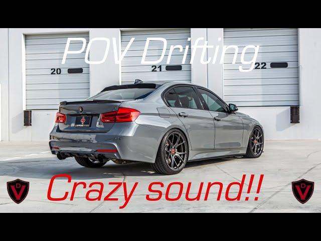 BMW F30 335i Drifting POV with Valvetronic Designs Exhaust + Catless Downpipes