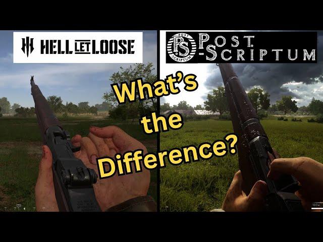 The REAL Differences Between Hell Let Loose & Squad 44 (Post Scriptum)