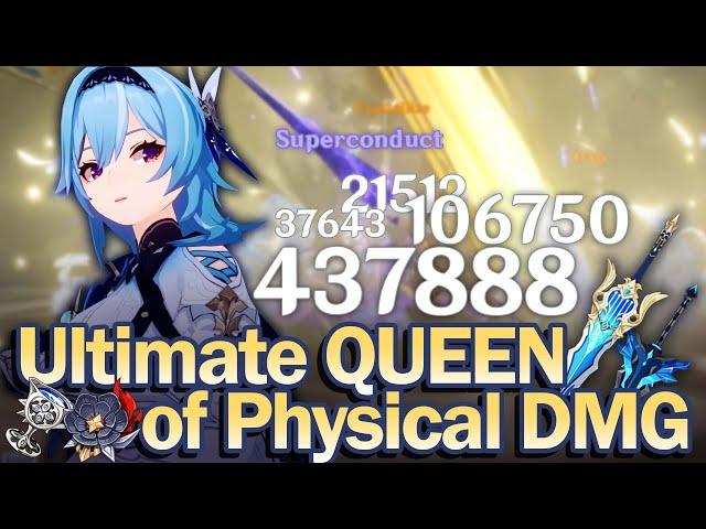 5 PHYSICAL QUEEN! Updated EULA GUIDE Best DPS Build & Gameplay Tips | Genshin Impact 2.3