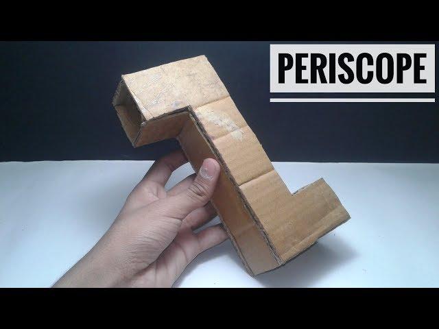 How To Make Simple Periscope From Cardboard and Mirrors || Periscope