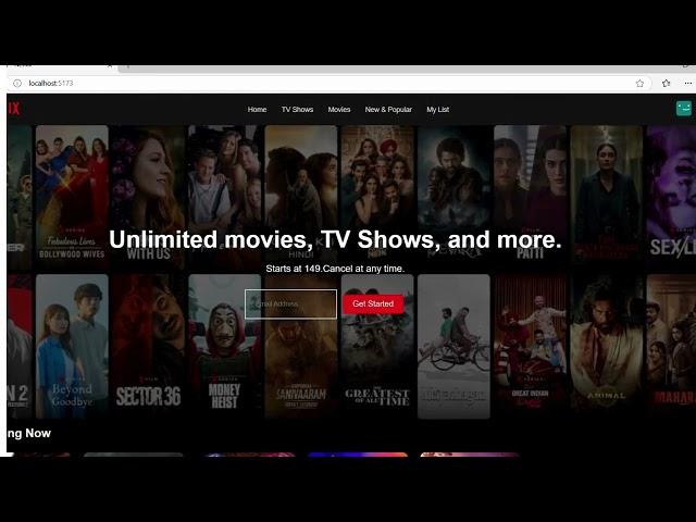 Netflix Clone using React JS  | Build Website Like Netflix in React JS 2025